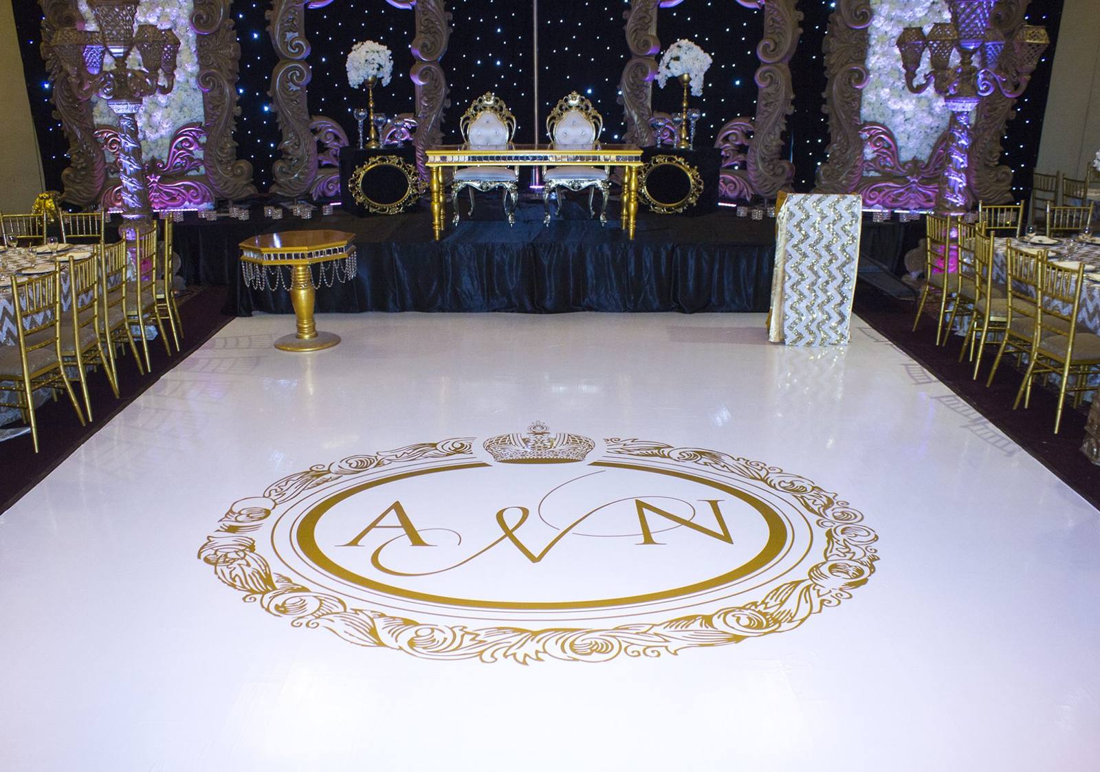 White floor
