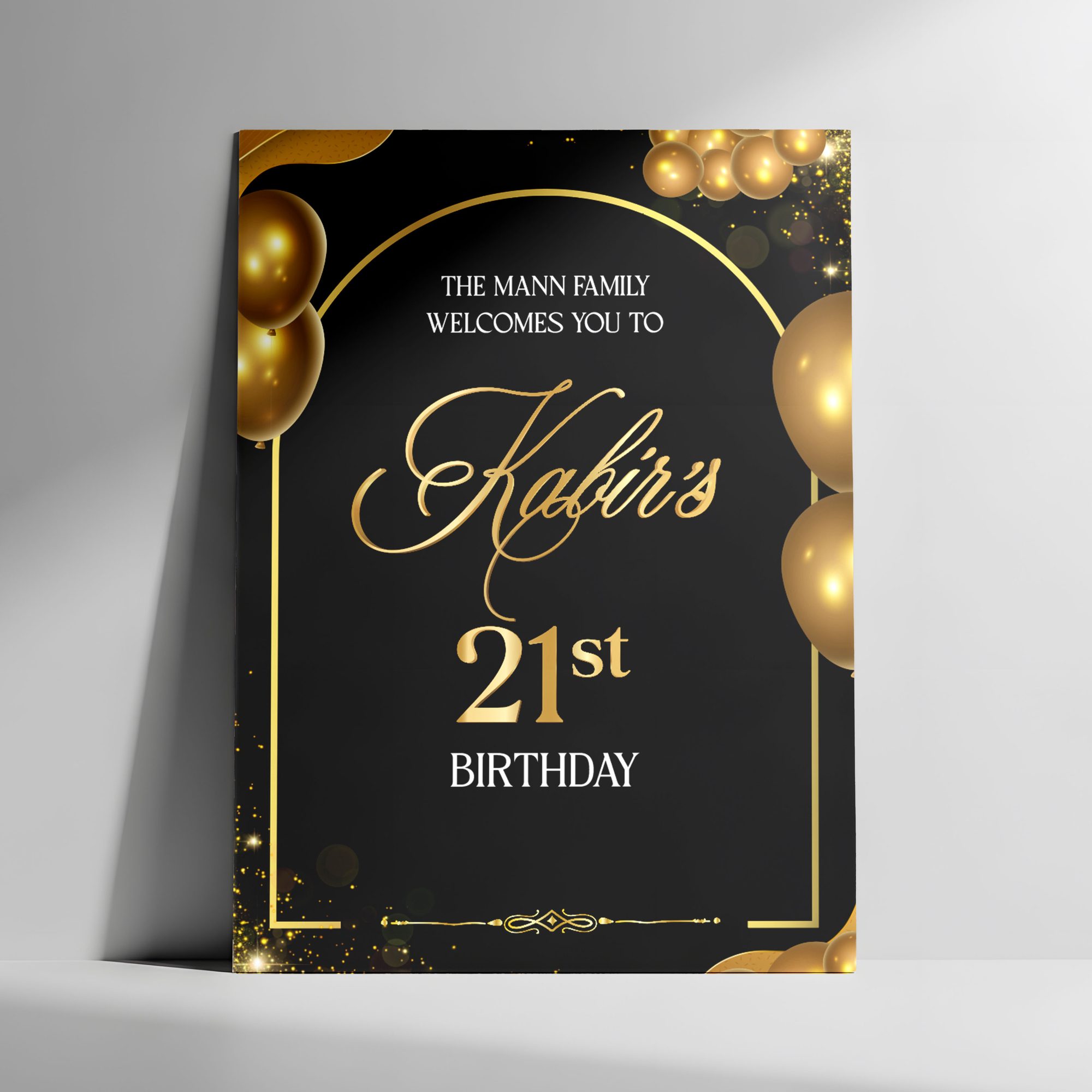 Custom mirror wedding welcome sign GTA